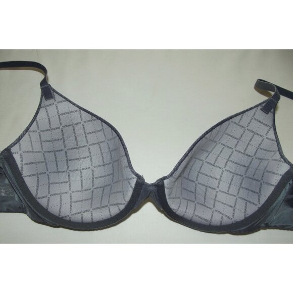 Victoria's Secret Bra34C Uplift Semi Demi Underwire Blue Heather multi-way strap - Picture 7 of 8